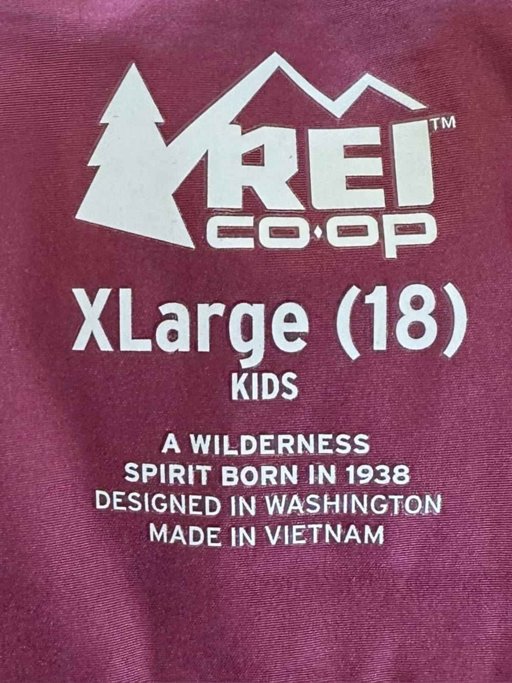 Kids REI 650 Puffer - XL, Red - Picture 5 of 13
